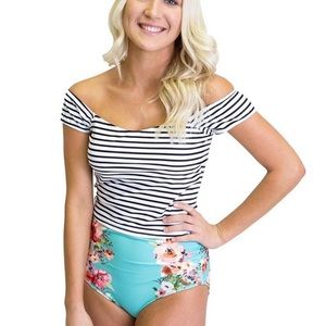 (BRAND NEW) Janela Bay high waisted swim bottoms